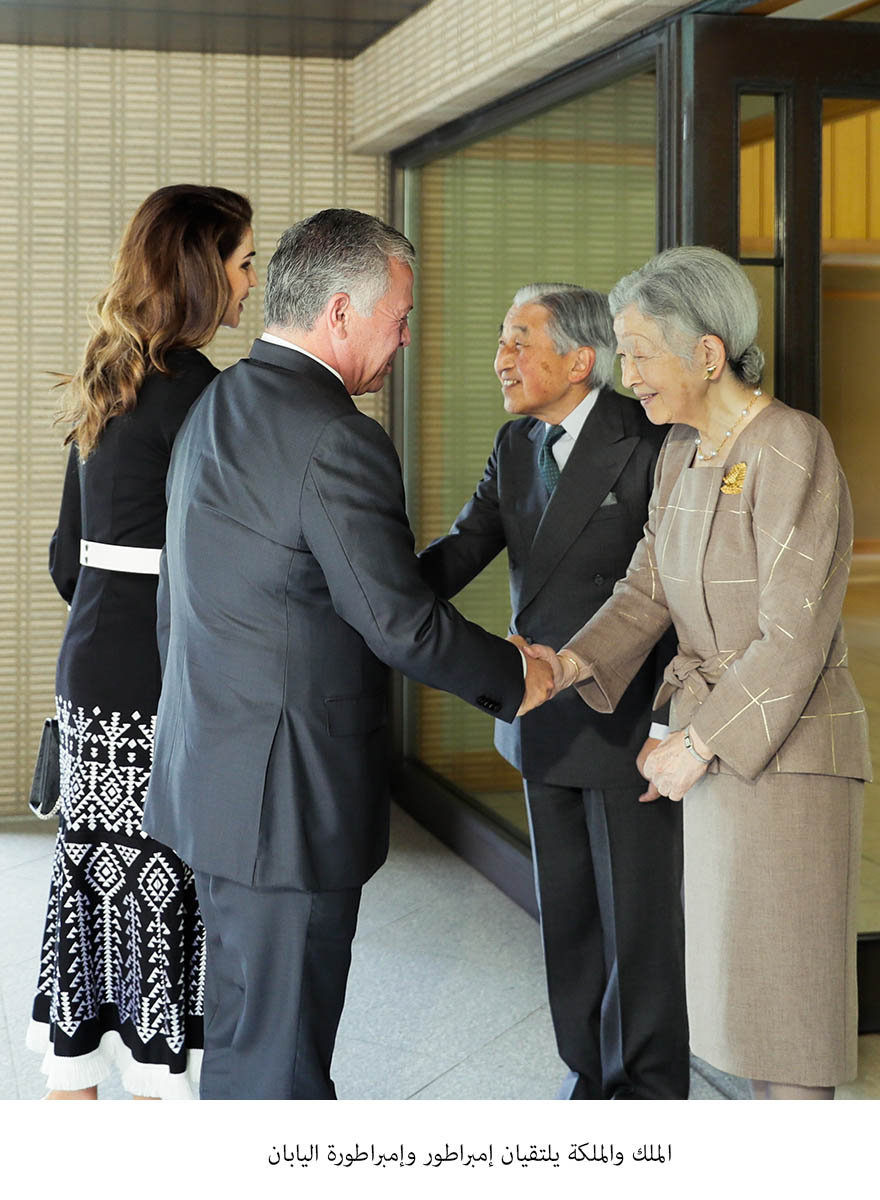 King, Queen meet Emperor and Empress of Japan