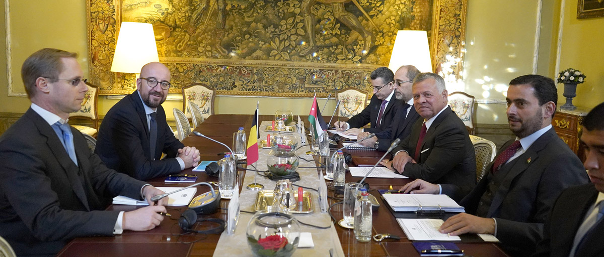 King meets prime minister of Belgium