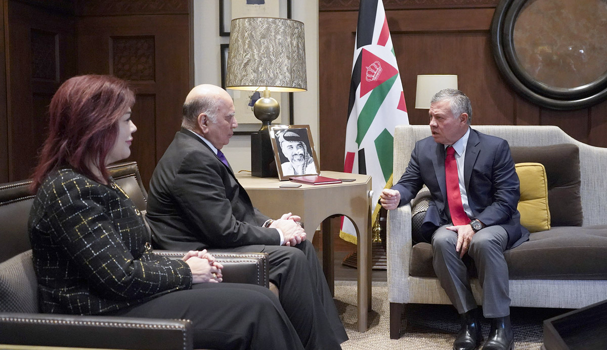 King receives Iraqi deputy PM