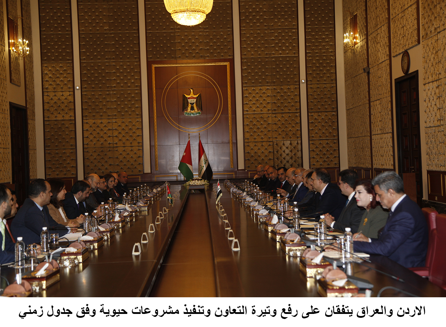 Jordan, Iraq agree to increase cooperation, implement vital projects according to timetable