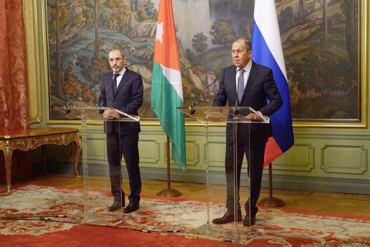 Safadi, Lavrov discuss efforts to end Syrian crisis