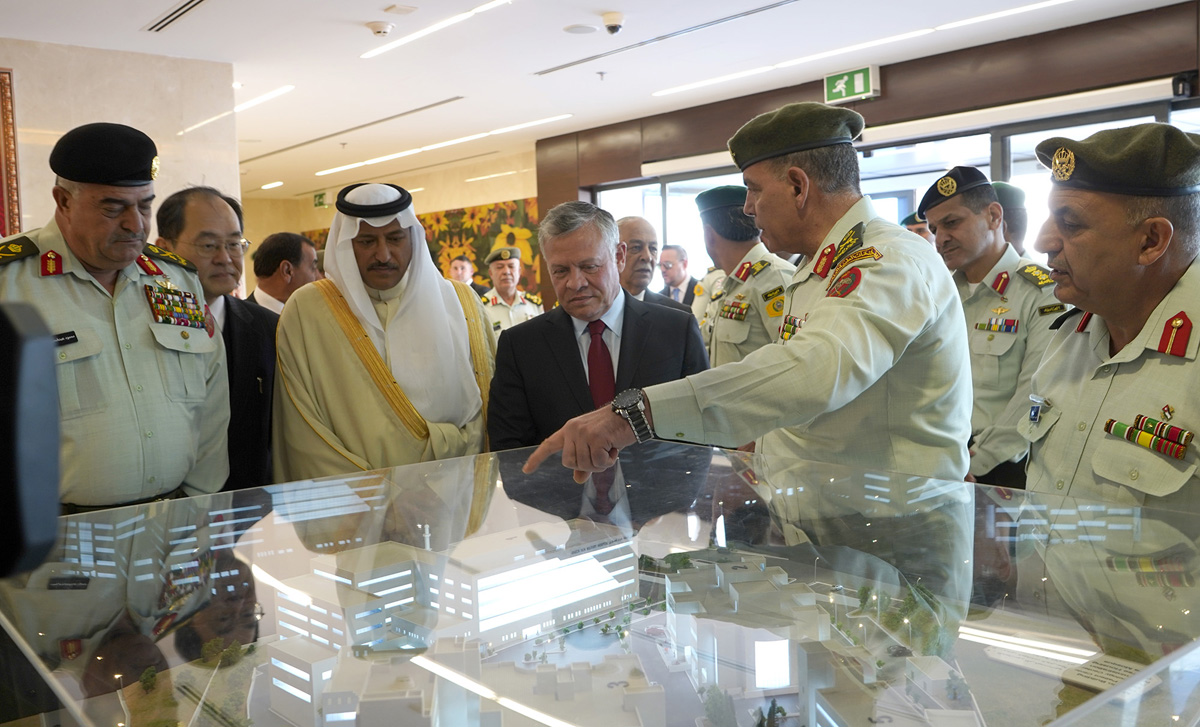 King inaugurates new expansion of Queen Alia Military hospital