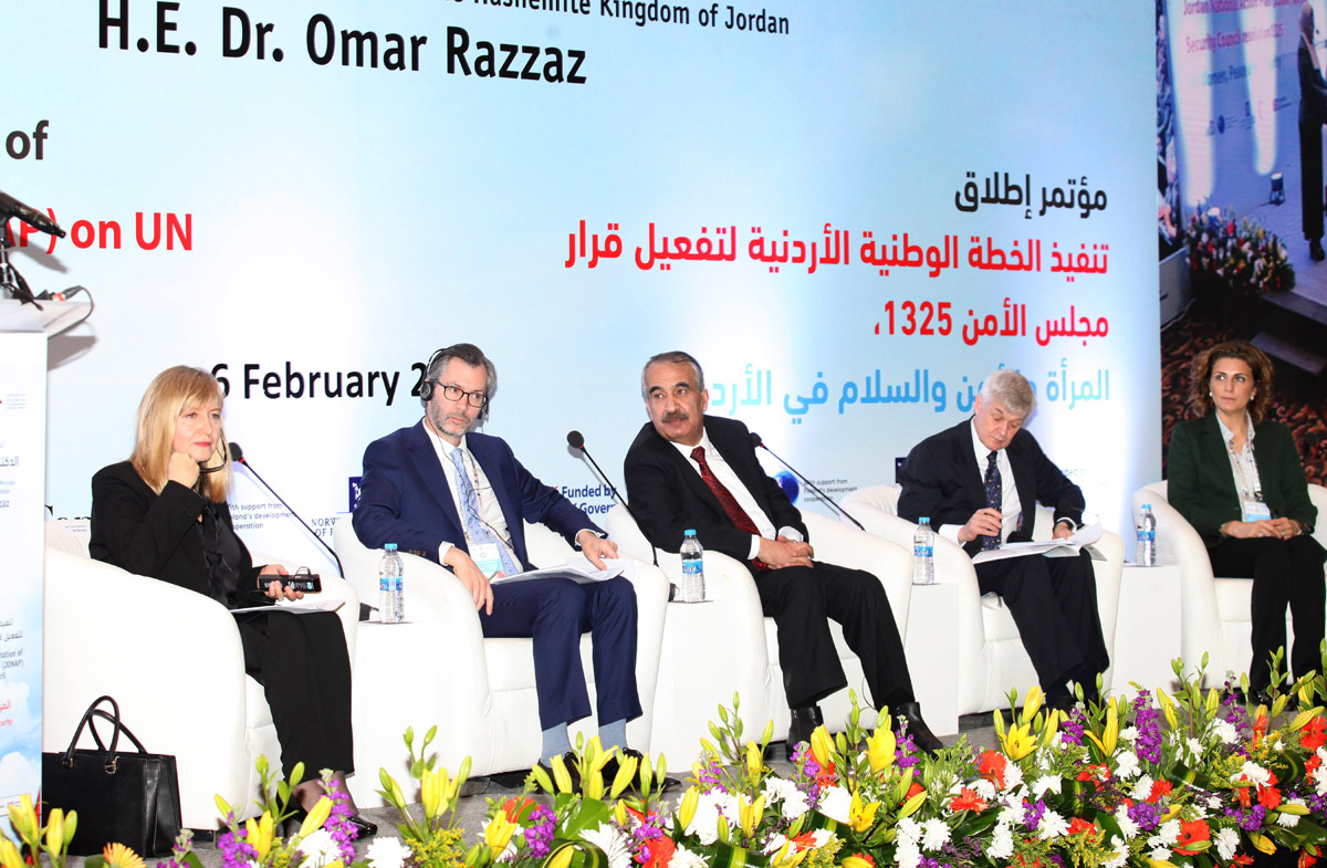 Interior minister reiterates Jordan's commitment to activate Security Council resolution 1325 on women