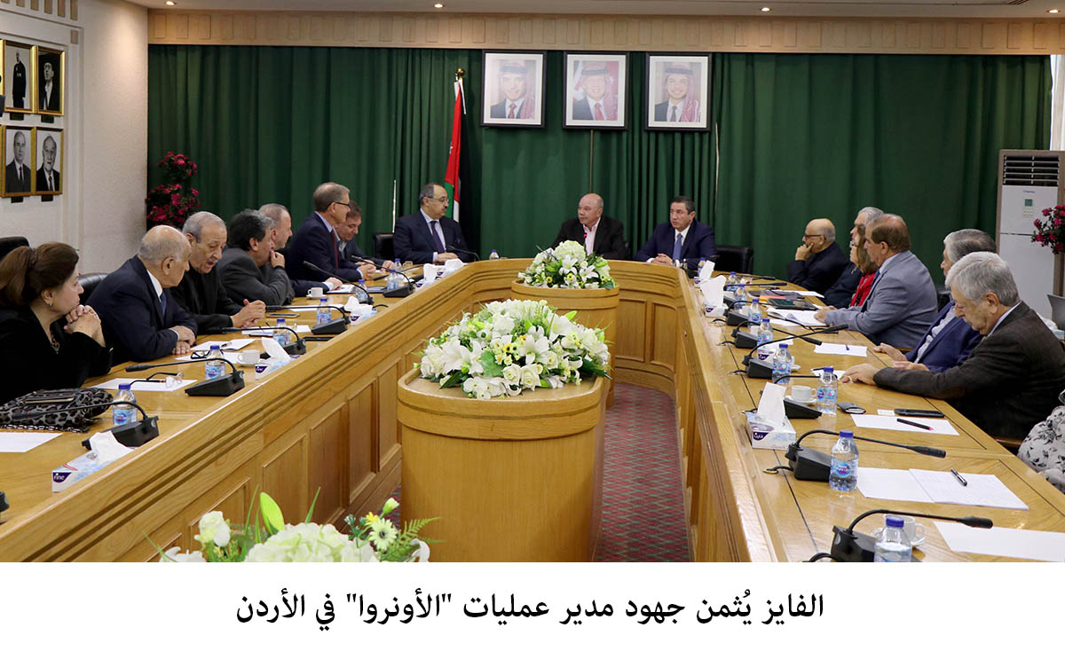 Senate president lauds UNRWA operations director's efforts