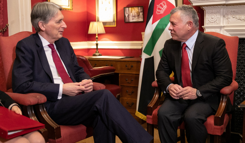 King meets UK chancellor of exchequer