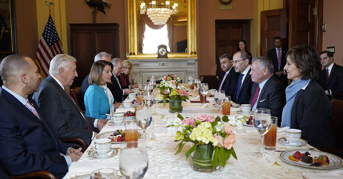 King continues meetings with US Congress