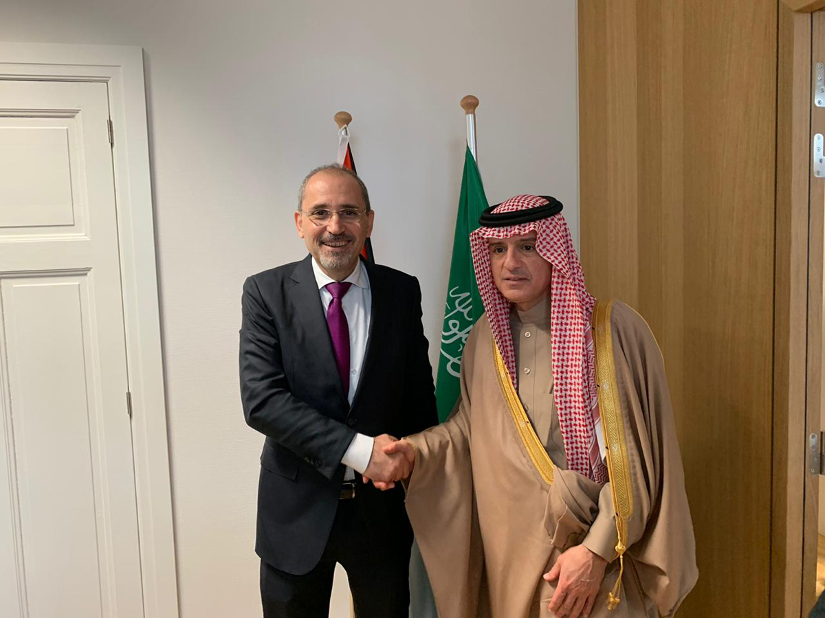 Safadi holds talks with officials at Brussels conference, 1st final add