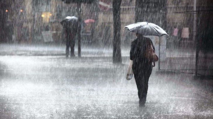 Cold air mass today, heavy rains forecast