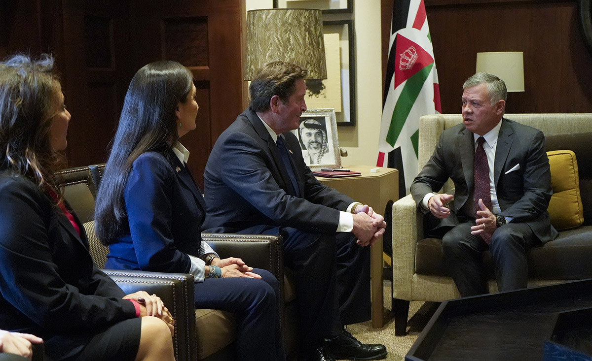 King receives delegation from US House Armed Services Committee