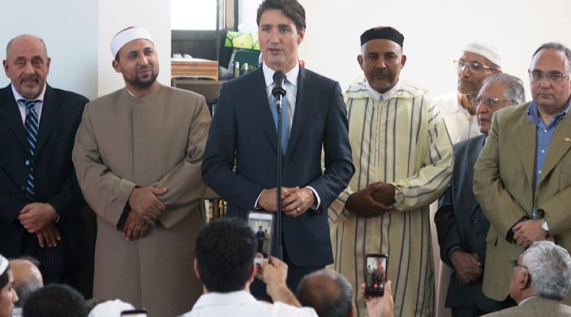Trudeau visits mosque after Christchurch terror attack
