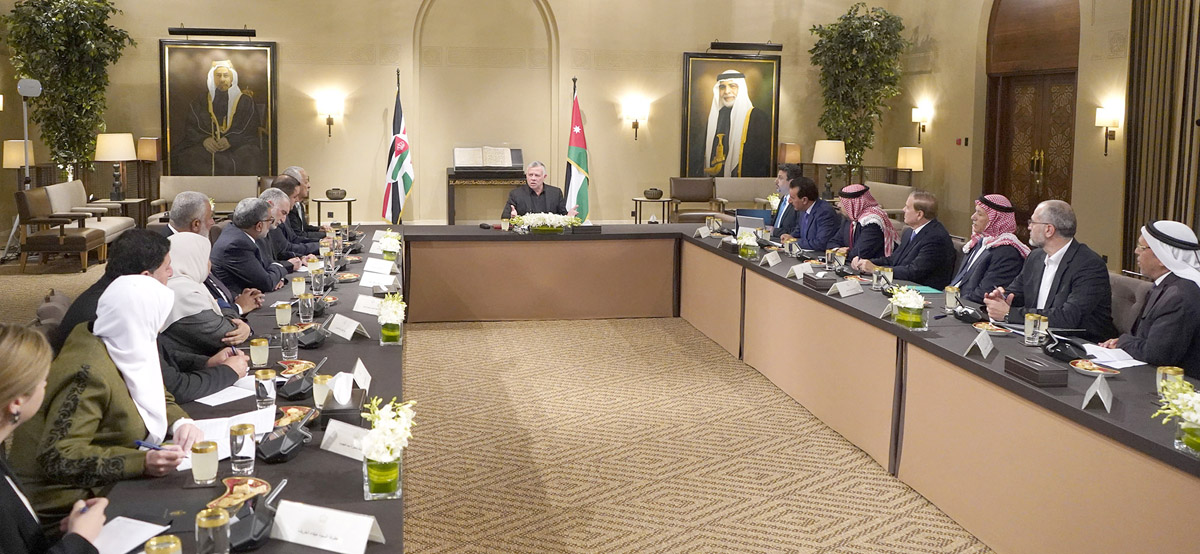King meets Islah parliamentary bloc, urges dialogue, partnership to reach innovative solutions to move Jordan forward