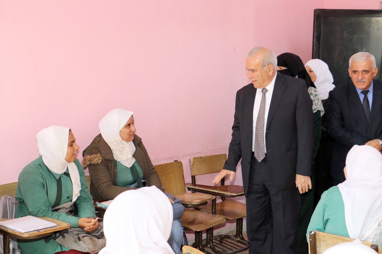 Education minister visits schools in Jerash