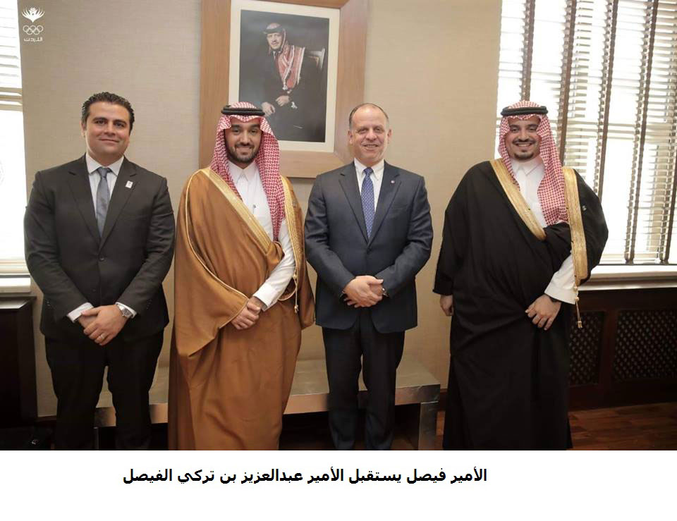 Prince Faisal receives President of Saudi General Sport Authority