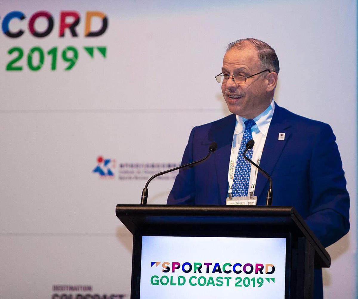Prince Feisal Al Hussein addresses United Through Sports Conference in Gold Coast