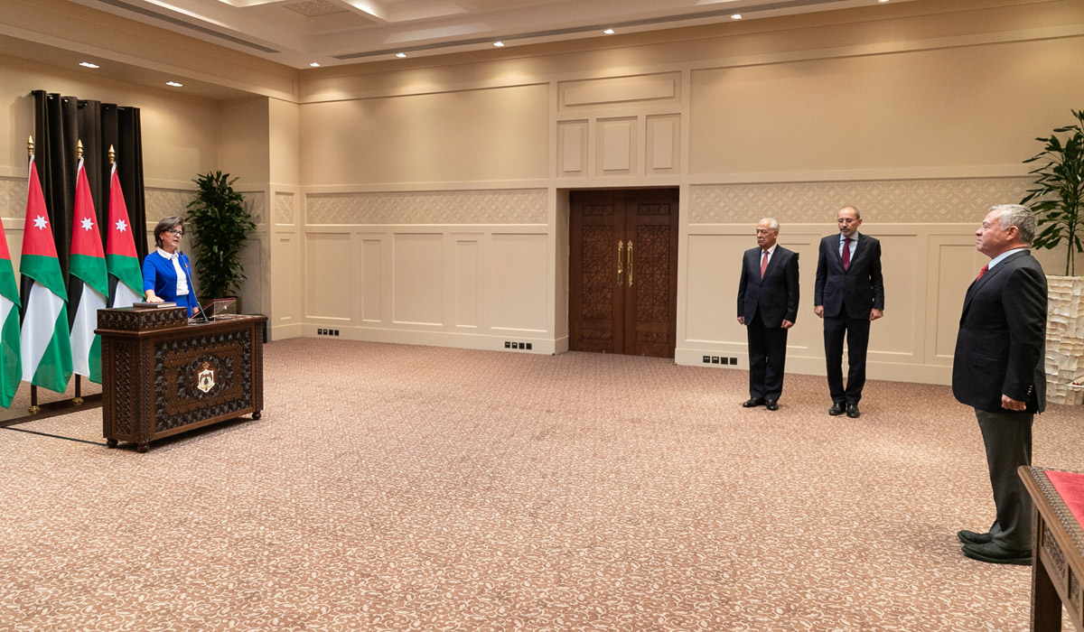 King swears in Jordan’s ambassador to Japan
