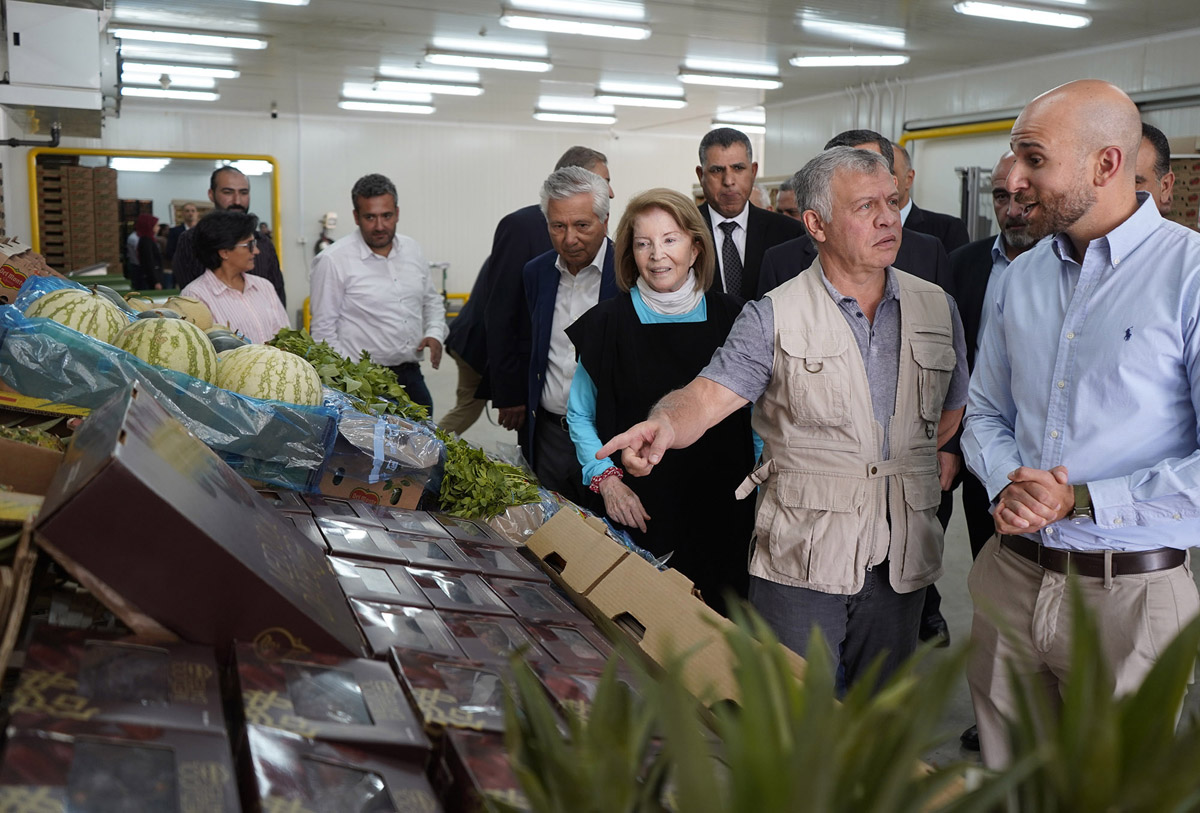 King inaugurates agricultural project by Del Monte in Mafraq