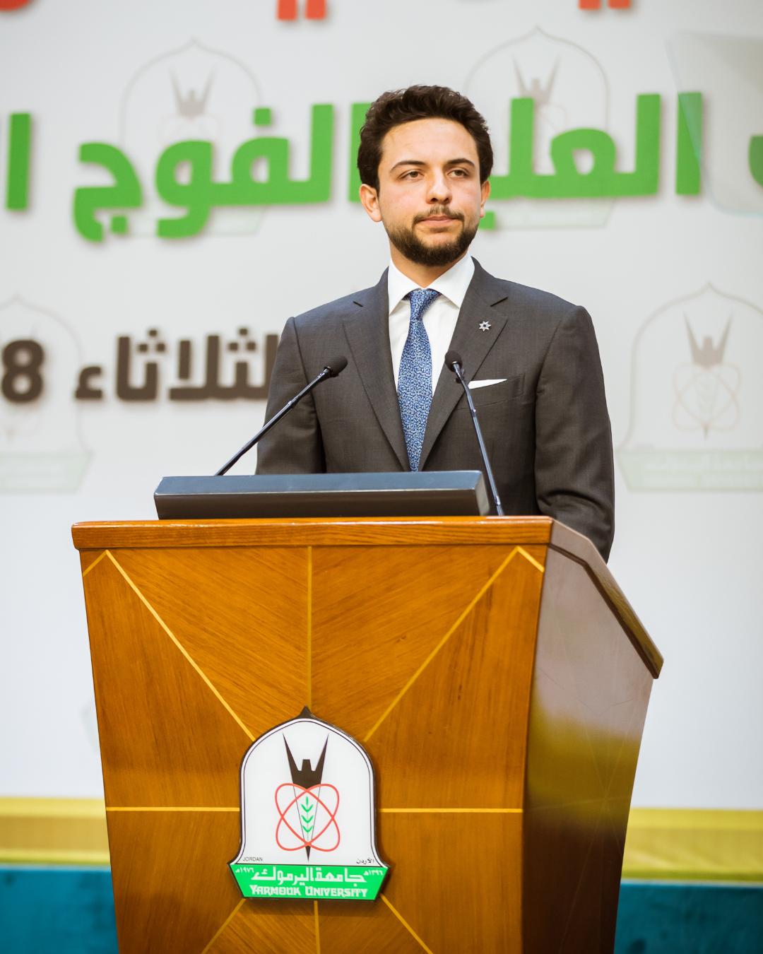 Crown Prince attends graduation ceremony of post-graduate students at Yarmouk University