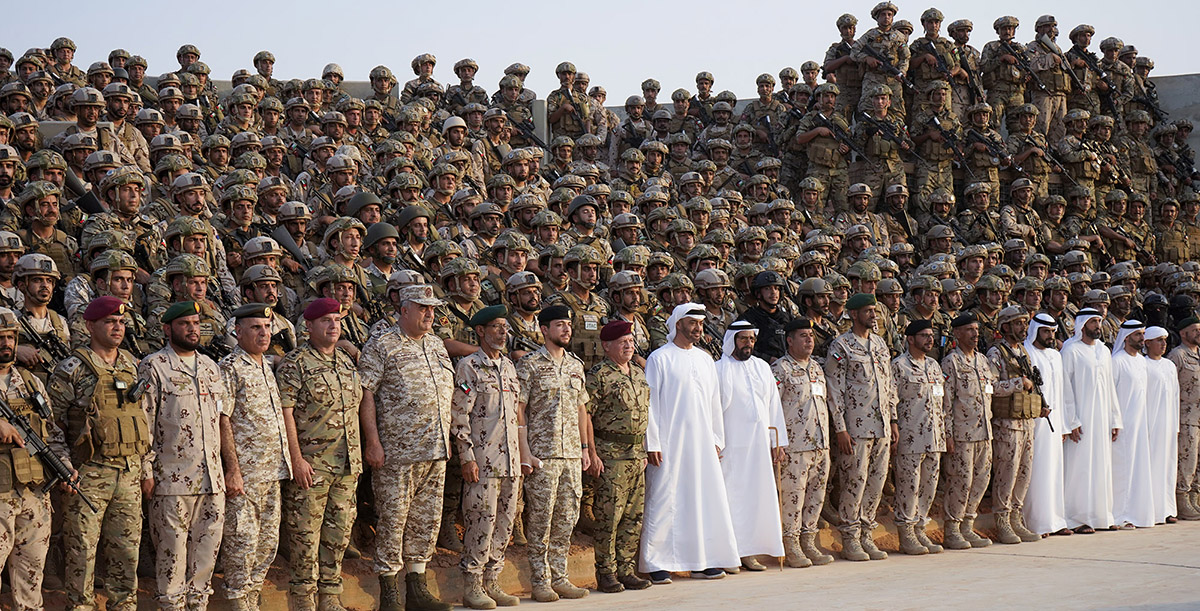 King attends joint military exercise in UAE... Expanded story