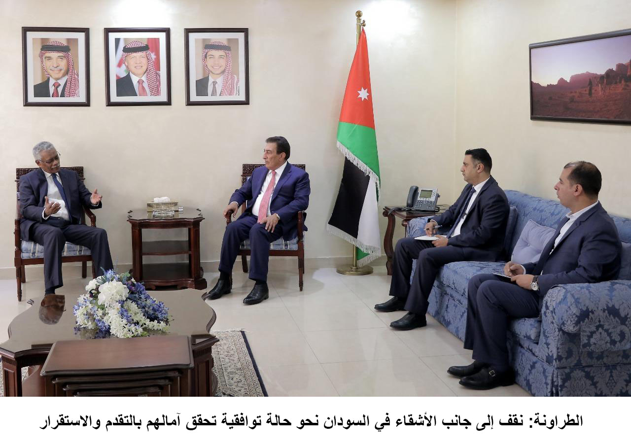 House speaker emphasizes Jordan's support to Sudan in achieving reconciliation