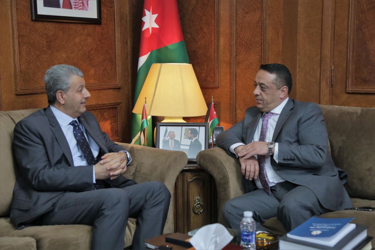 Daoud meets Palestinian government Secretary-General