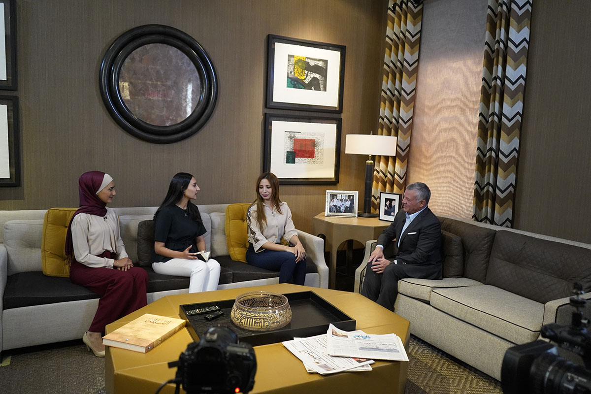 King talks life, family, and Jordan in interview with university students