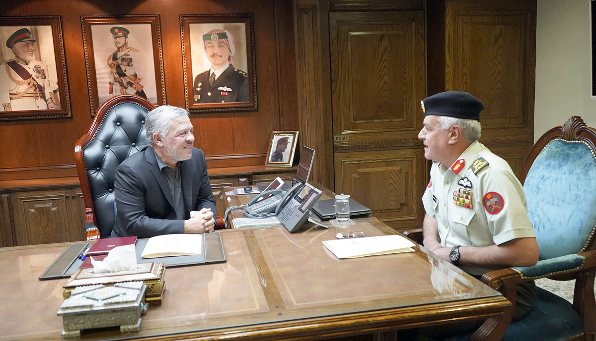 King visits JAF General Command