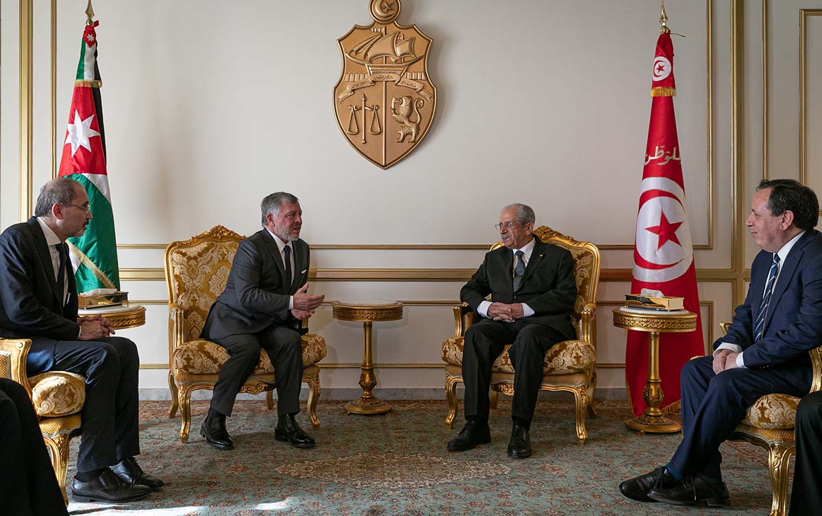 King visits Tunisia, extends condolences over passing of President Essebsi