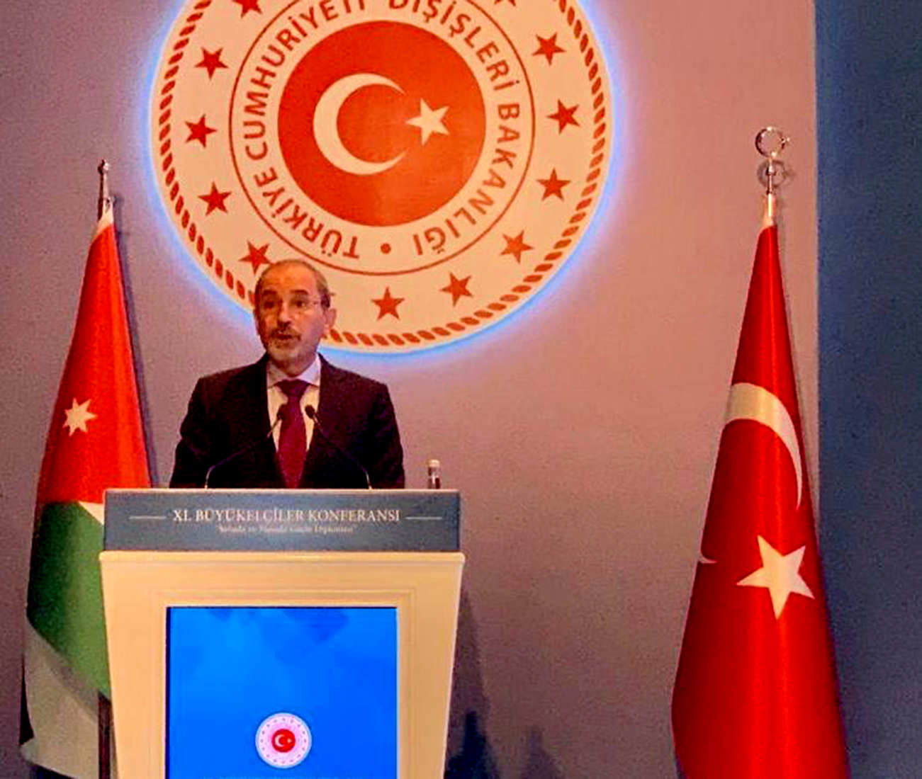 FM delivers lecture in Turkey's Ankara