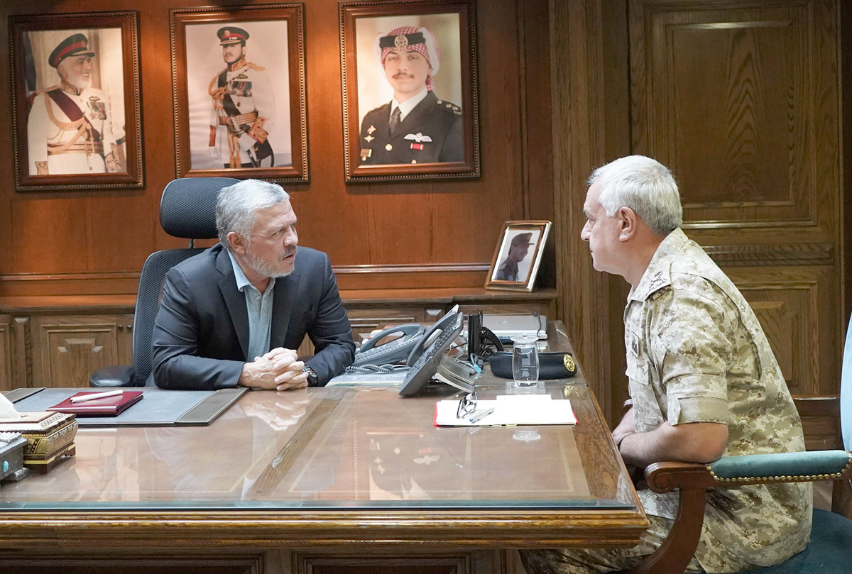 King visits JAF General Command