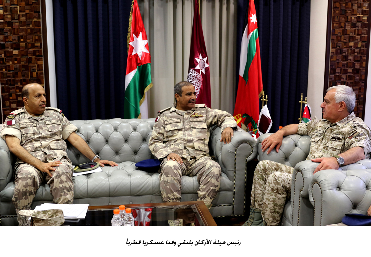 Army chief receives Qatari military delegation