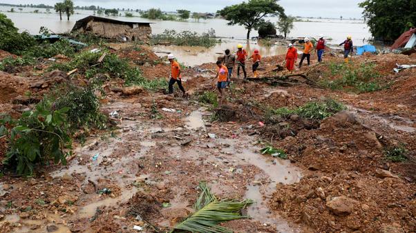 Myanmar: death toll from monsoon landslide jumps to 29