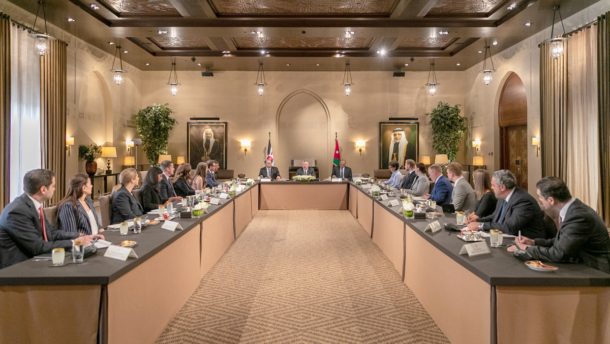 King meets delegation of US Congress staffers