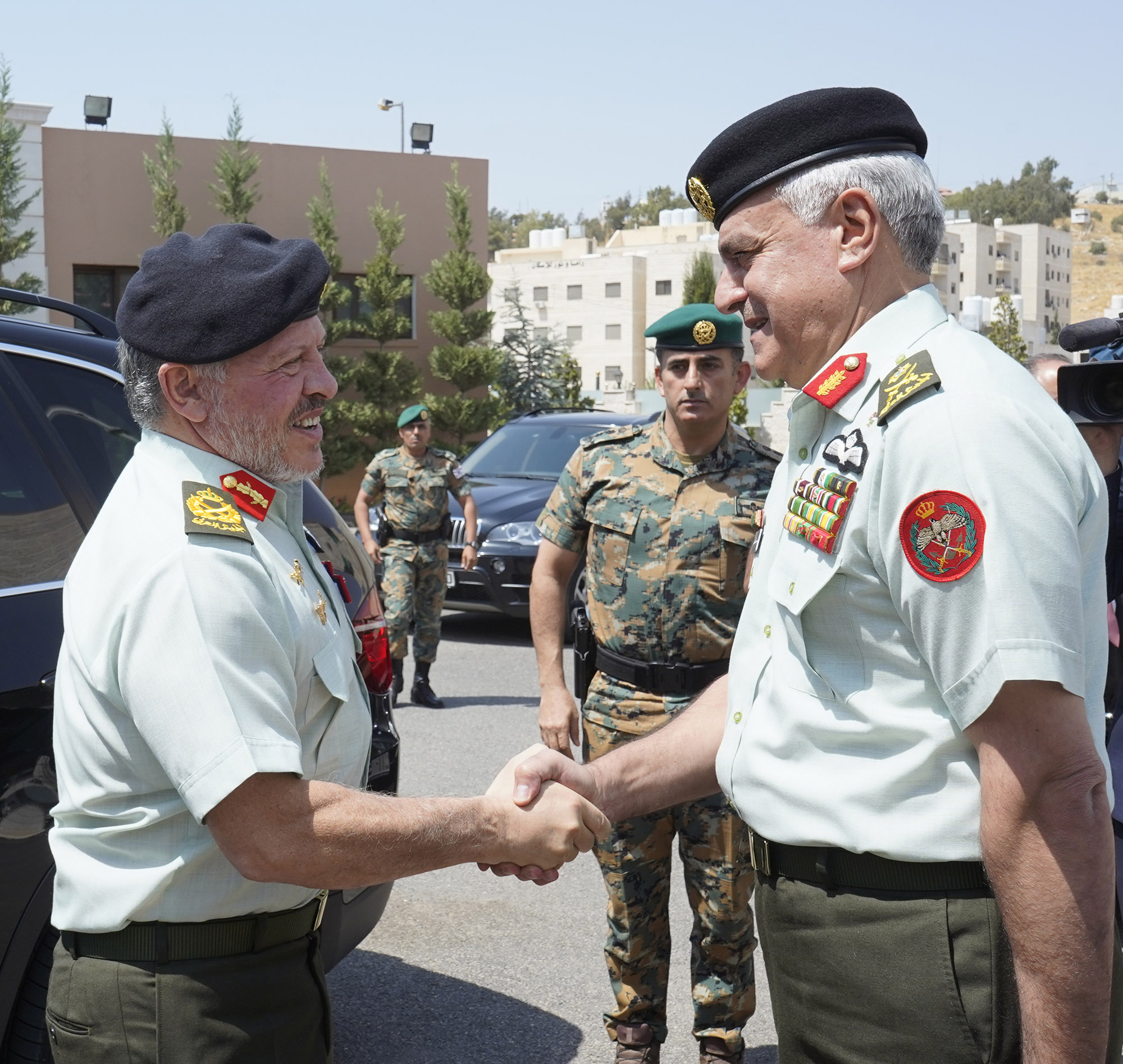 King visits JAF General Command