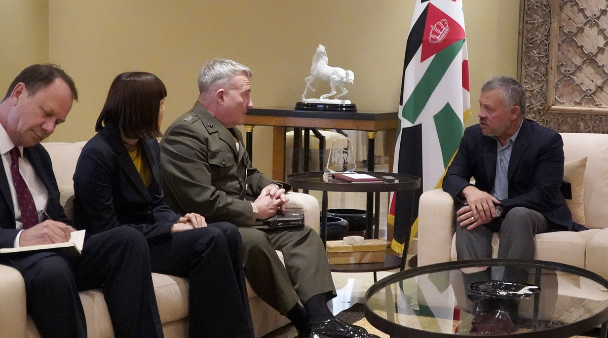 King meets commander of US Central Command