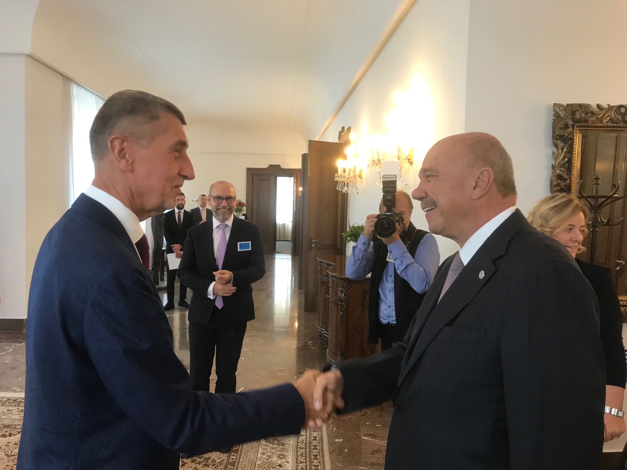 Senate President, Czech PM discuss ties, Mideast issues