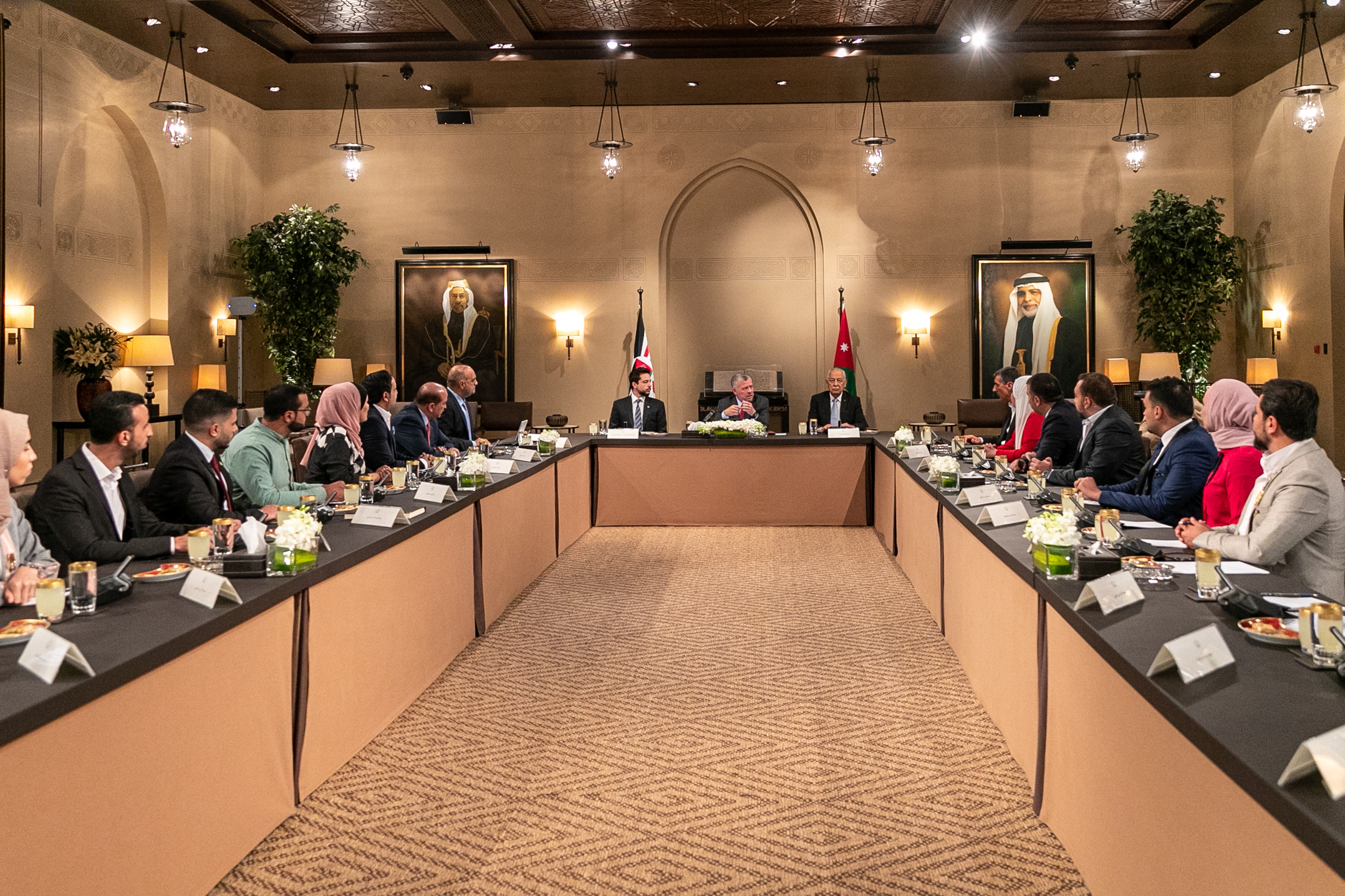 King urges youth to work seriously, transparently, and without hesitation