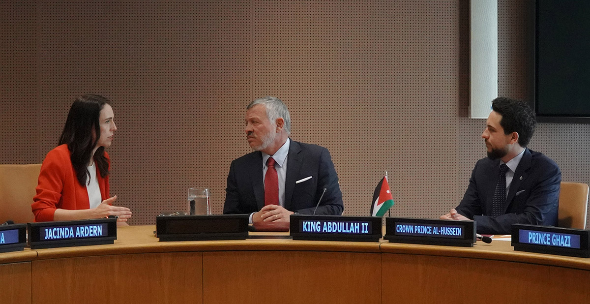 King, New Zealand PM discuss cooperation, regional developments