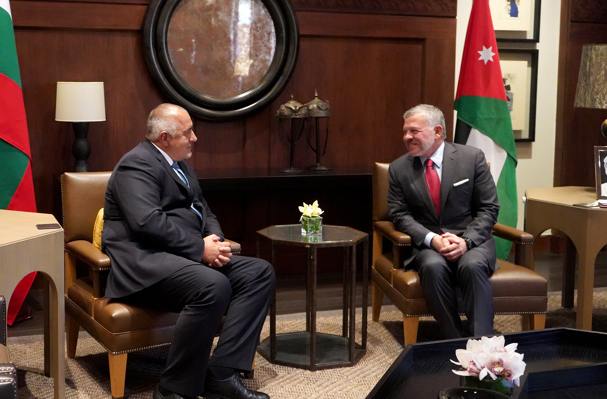 King holds talks with Bulgarian PM