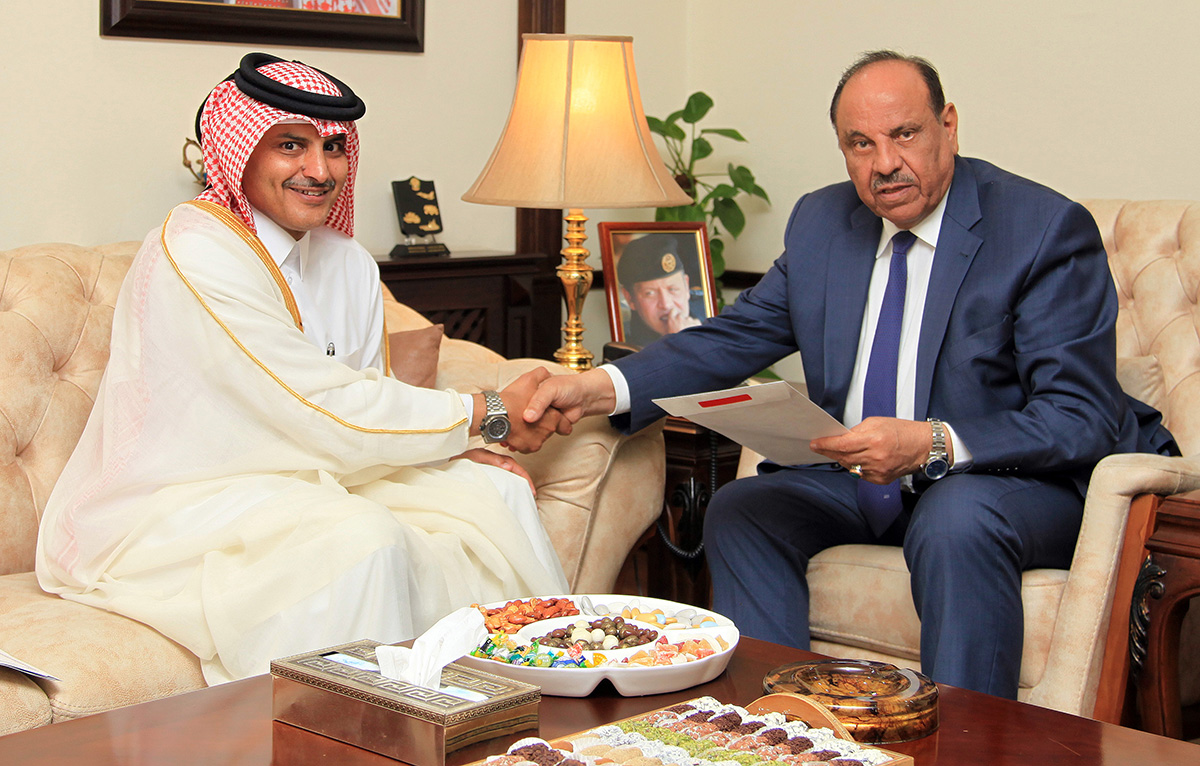 Interior minister, Qatari ambassador discuss ties