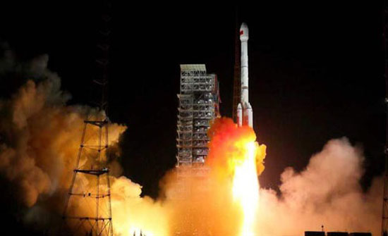 China sends two satellites into space