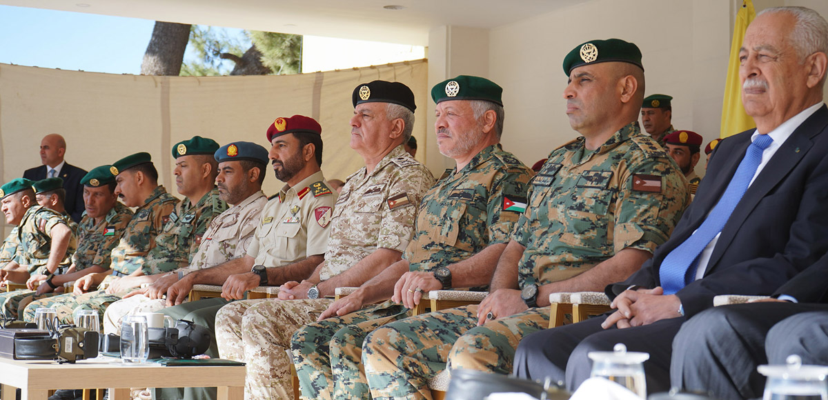 King attends military exercise conducted by Royal Guard Command personnel