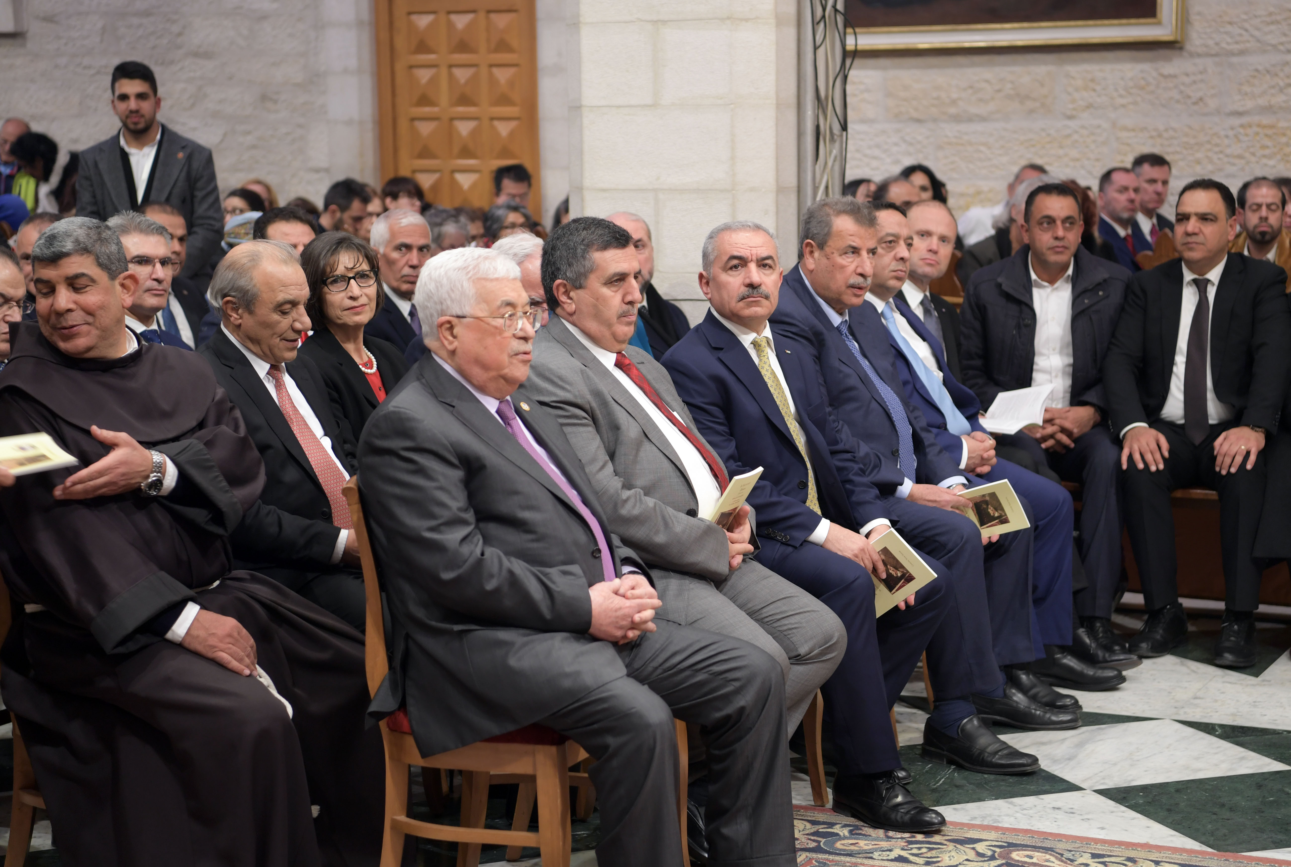 Deputizing for King, Daoud attends Bethlehem Christmas Midnight Mass