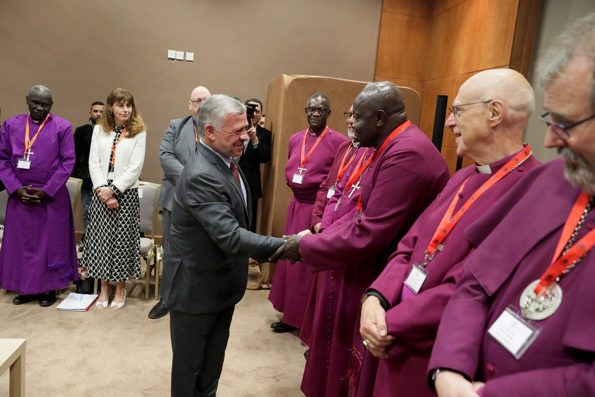 King receives Archbishop of Canterbury, leaders of Anglican churches from around the world