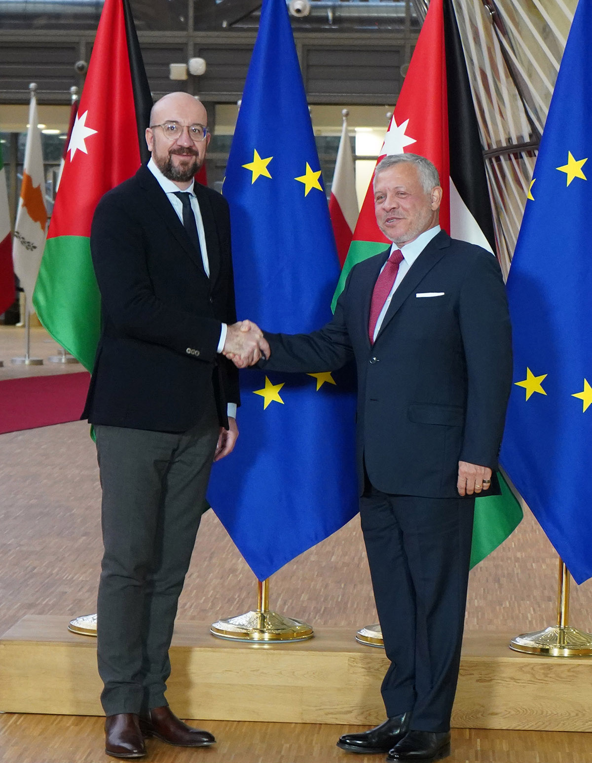 King meets European Council president