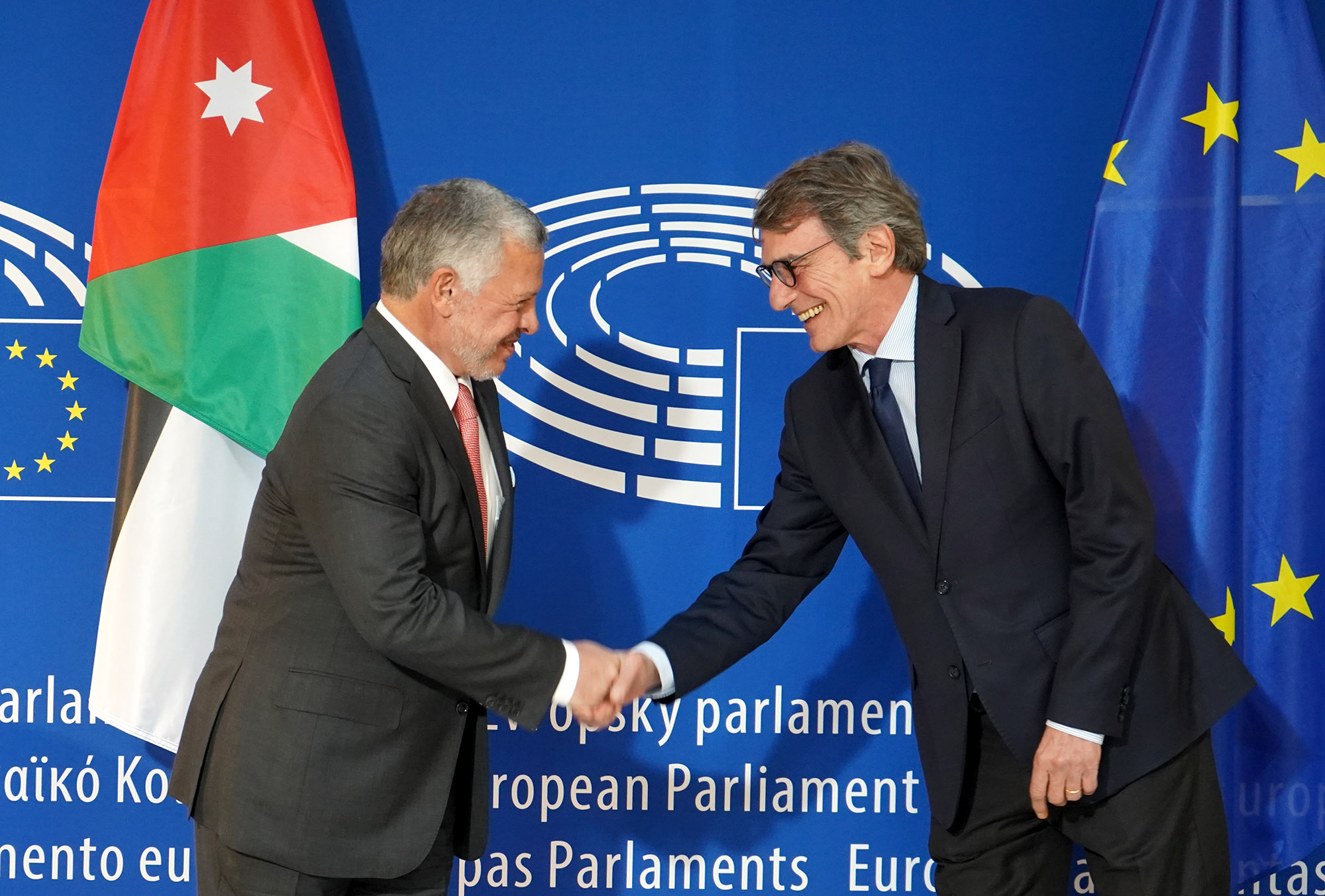 King meets European Parliament president