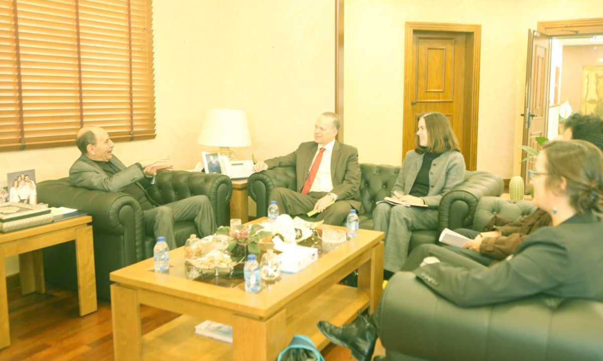 Public Works Minister, USAID Director discuss joint ventures