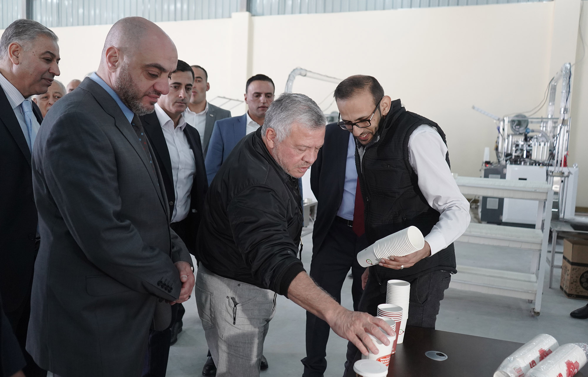 King visits Inhad-funded project in Maan