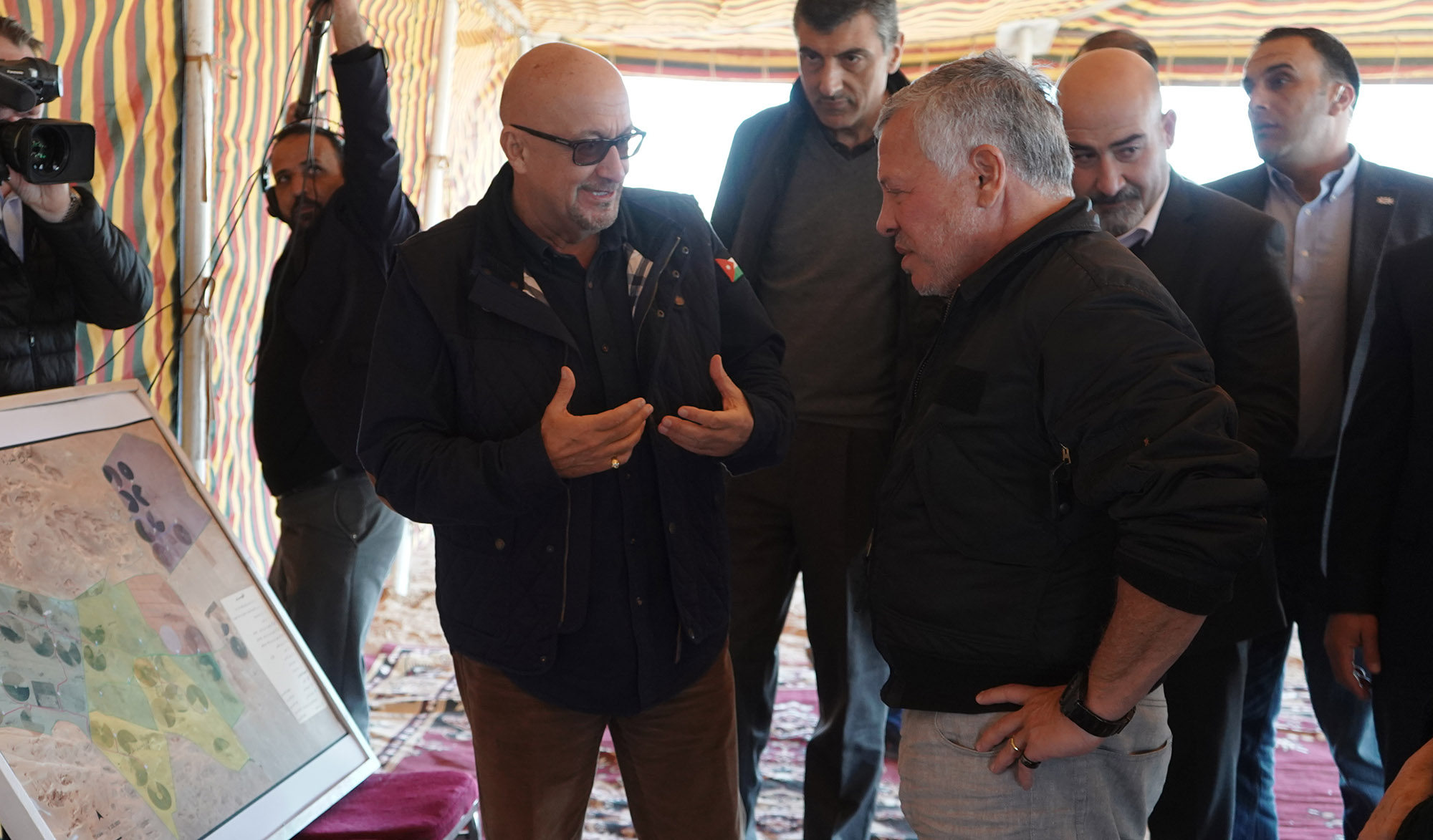 King visits Mudawara area, launches agricultural projects