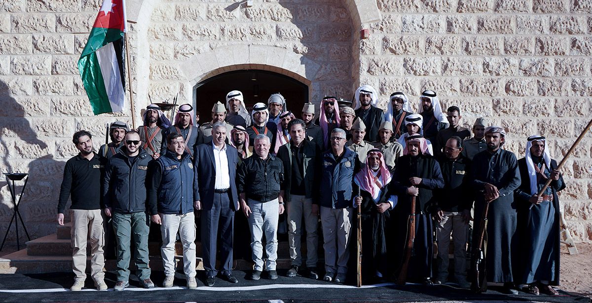 King visits Sanam tourist resort in Wadi Rum