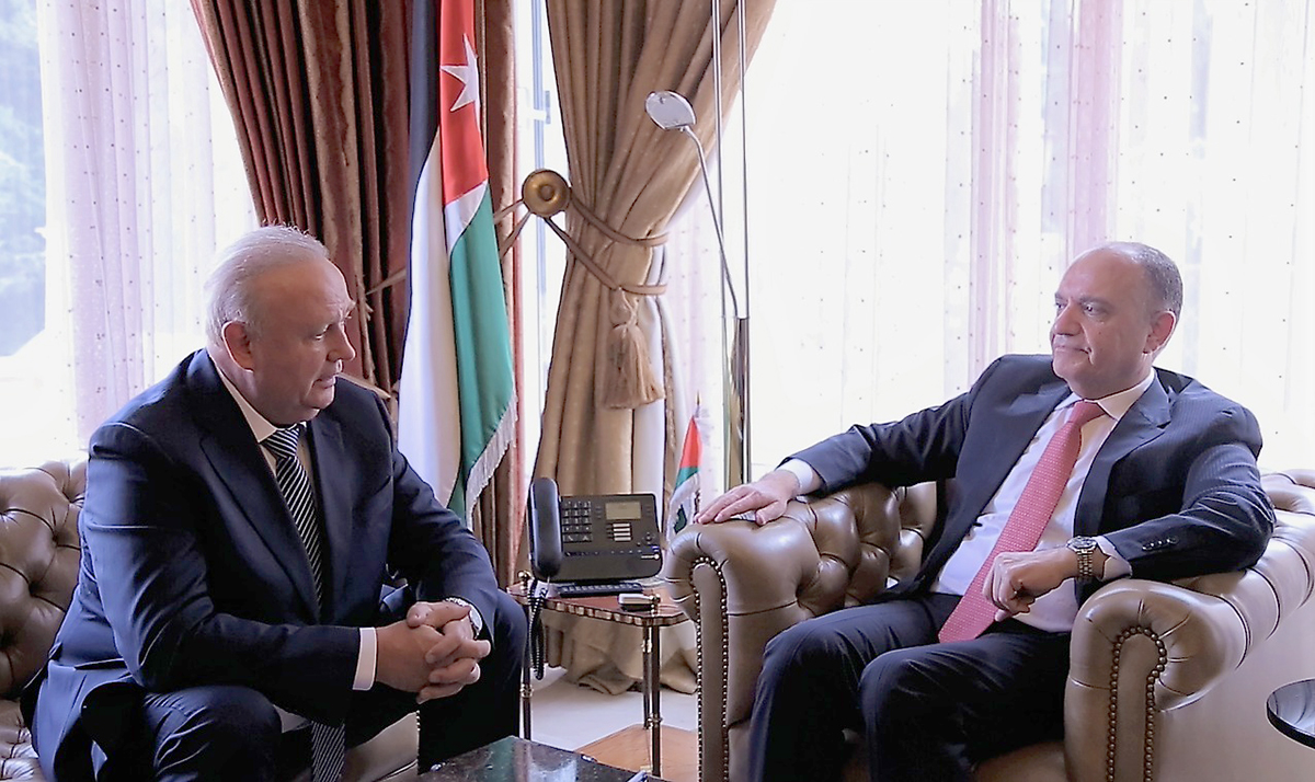 Adayleh meets Vice-President of the Jordanian-Russian Business Council